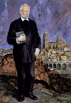Retrato de Unamuno realizado por José Aguiar a.1934, Casa Museo Unamuno